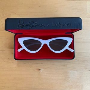 Le Specs x Adam Selman Cat Eye sunglasses white